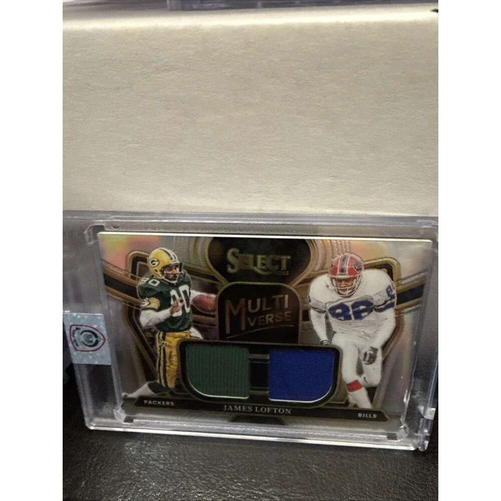 2023 Panini Select James Lofton Multiverse Dual Patch /99